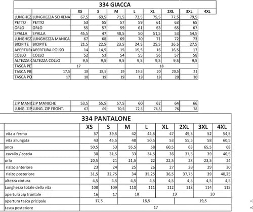 Completo Elasticizzato Croce Rossa Italiana