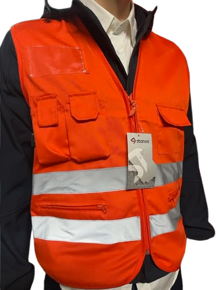 Gilet Estivo Multitasche Alta Visibilità