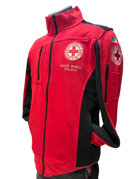 Felpa Croce Rossa Italiana Soccorsi
