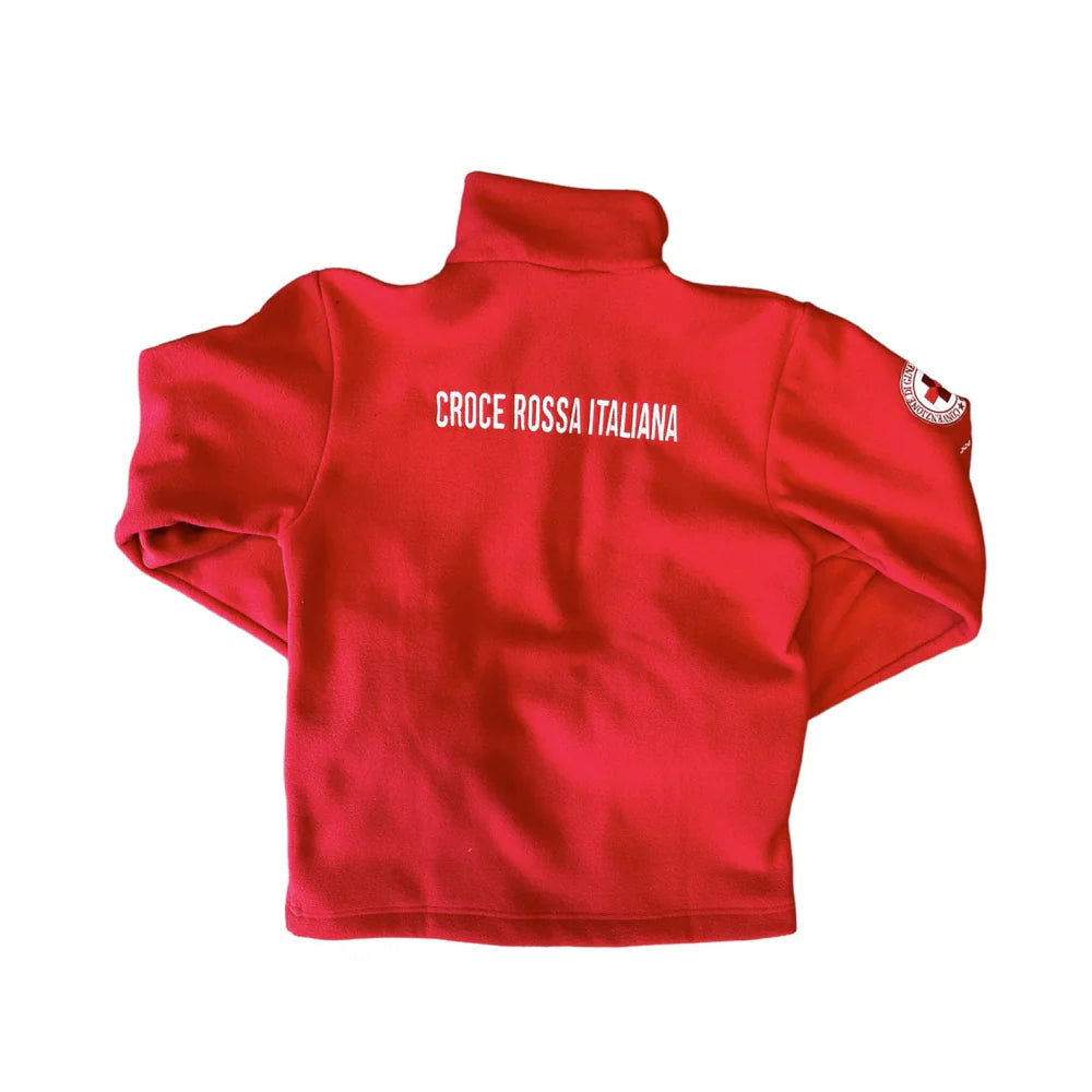 Felpa In Pile Croce Rossa Italiana
