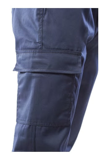 Pantalone Estivo Blu Con Bande Catarifrangenti