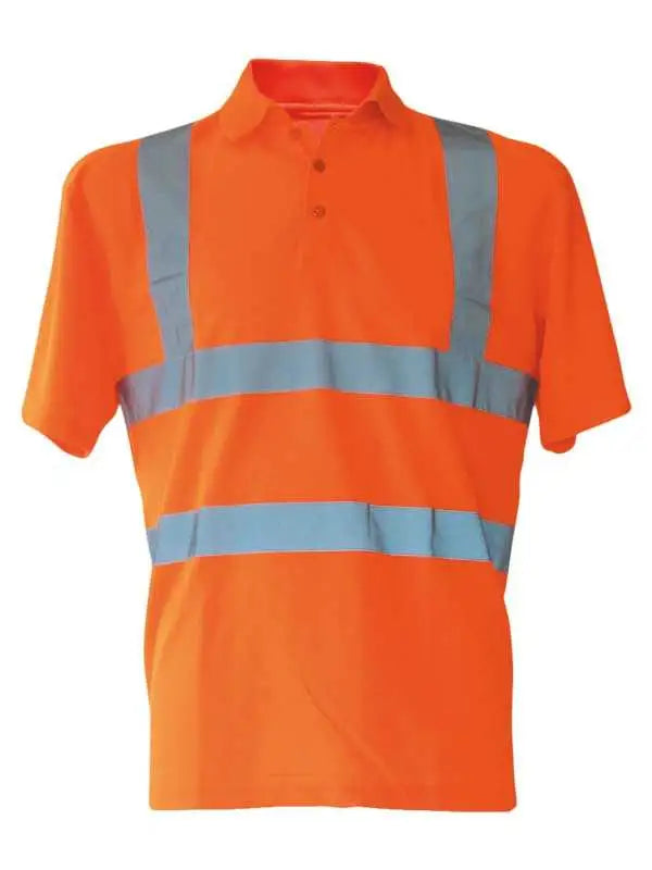 Polo Arancio Alta Visibilità Classe 2