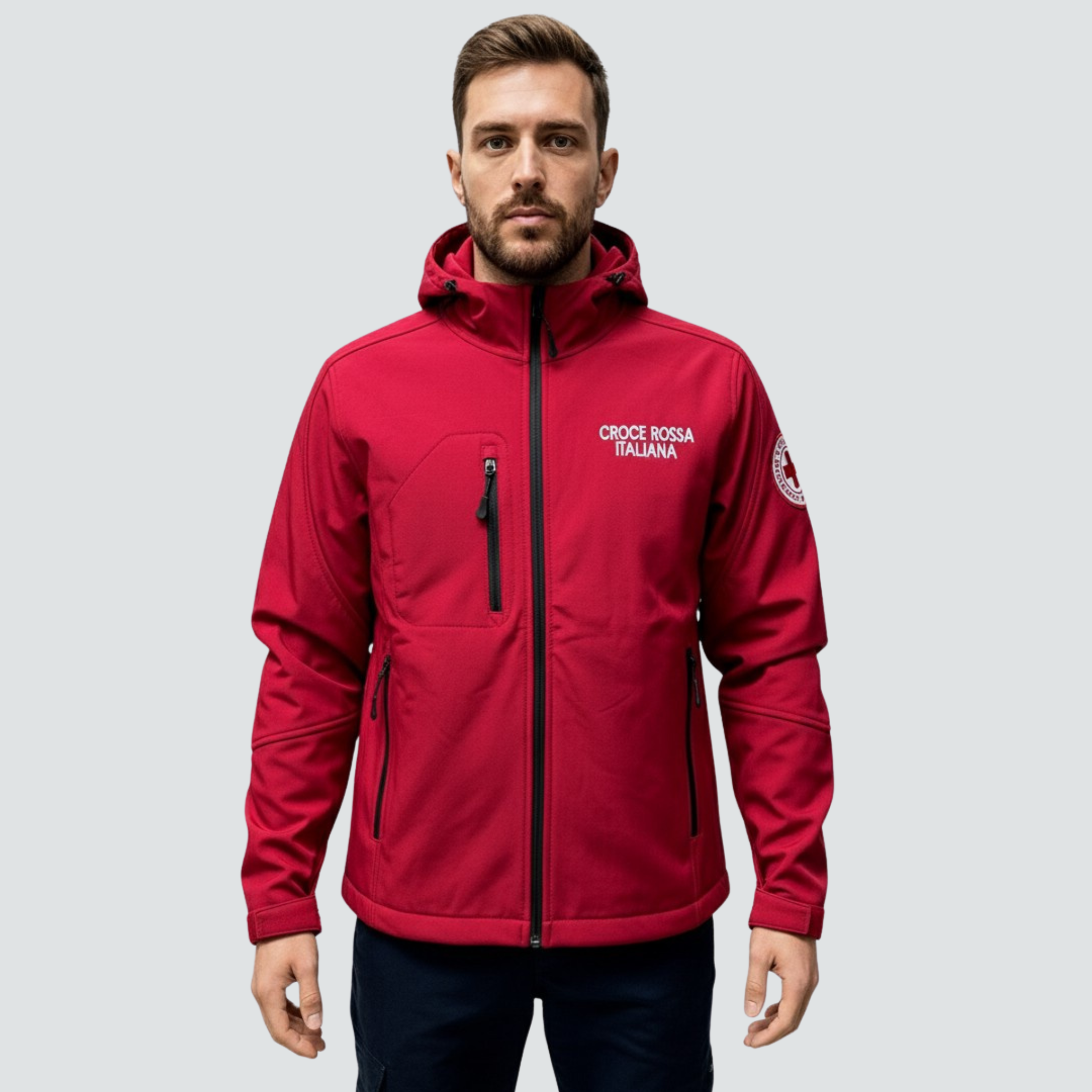 Giacca Softshell 3 Strati Croce Rossa Italiana